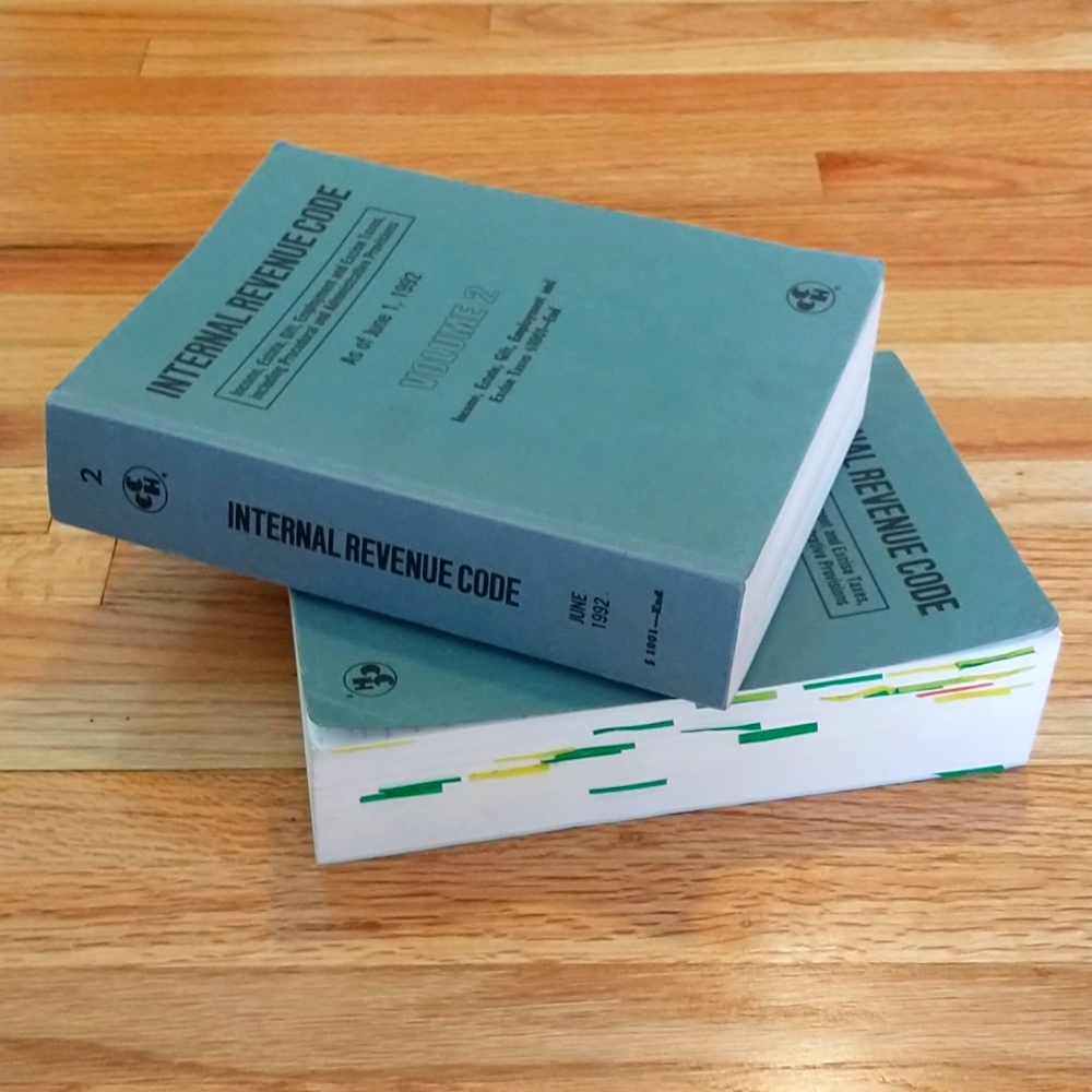 Vintage Internal Revenue Code 1992